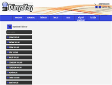 Tablet Screenshot of dunyayay.com
